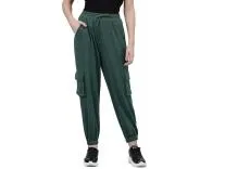 KOTTY Workout Track Pants for Women|Regular Fit Joggers with Pockets and Drawstring Waist|Comfortable Active wear