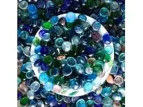 Foodie Puppies Flat Glass Clear Stone for Aquariums, Fireplace, Firepit Glass for Indoor and Outdoor, Vase Filler, Hydroponics Plants, Home Decor and DIY Craft (800gm, Mix) (Glass Stone) Rs.101 @ Amazon