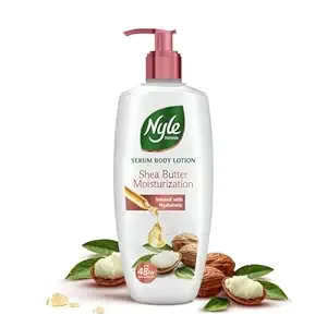 Nyle Serum Body Lotion|Shea Butter & Hyaluronic|48H Moisture|400ml