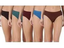 Dollar Lehar Super Combed Cotton Women's Solid Hipster Panty - Actual Colour May Vary Rs.225 @ Amazon