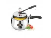 Milton Pro Cook Induction Cookware & Gas Stove Friendly Triply Stainless Steel Curve Pressure Cooker with Inner Lid 3 Litre | Gasket Release System | Hot Plate & Flame Safe | 5 Year Warranty | Silver