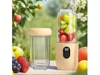 Portable Blender Electric Juicers Fruit Mixers USB Rechargeable Smoothie Mini Personal Juicer 16 Blades 3Gears With 1500 Mah Rechargeable Battery-Smoothie Blender Rs.749 @ Amazon
