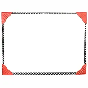 YAJNAS 8x11 Inch Non-Magnetic Double Sided White Board and Chalk Board Both Side Writing Boards (Pack of 1)
