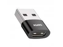 [Apply 5% Coupon] AGARO USB 3.0 Type C Female to USB Male OTG Adapter, 5 Gbps High-Speed Data Transfer, Compatible with Laptops, Tablets, Smartphone, Chargers and More Devices with Standard USB A Interface