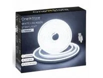 One94Store 1M LED Neon Strip Light – USB Powered Flexible Waterproof Rope Light (DC 5V) with Button Switch | Ambient Lighting for Bedroom, Home, DIY Décor, Gaming Room & Party (White) Rs.179 @ Amazon