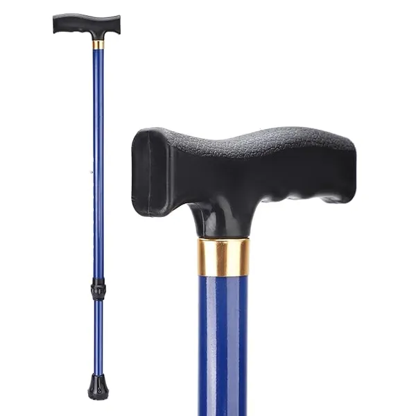 iWalk Walking Stick for Old People, Adult Men/Women, Patients & Physically Challenged with Adjustable Height Strong Steel Body (Pepsi Blue) Rs.284 @ Amazon