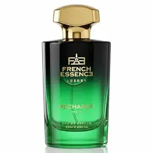 French Essence Recharge Premium Perfume for Men | Long Lasting Luxury Eau de Parfum | Fresh Citrusy & Musk Scent | Ideal Gift Perfume | 60 ml