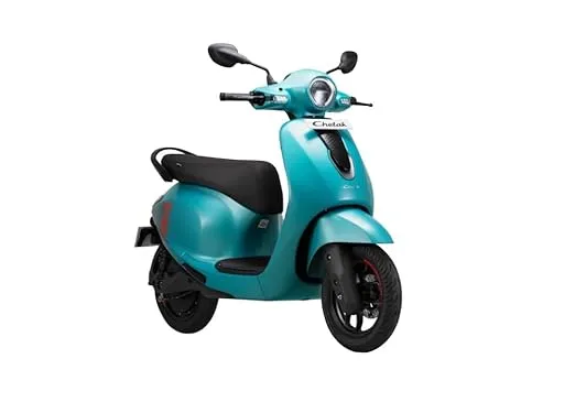 [HDFC CC] Chetak C2501 by Bajaj Auto High Speed Electric Scooter with charger - Ocean Teal Matte - Ex-Showroom