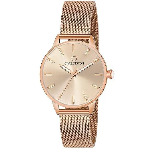 Carlington Analog Watches for Women with mesh Strap - CT 2007 Rs.898 @ Amazon