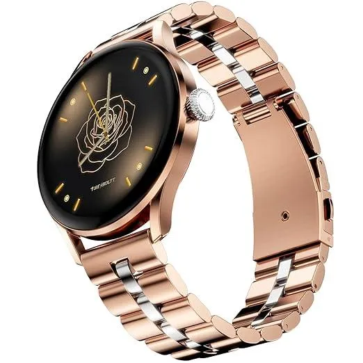 Fire-Boltt Glitz Women Smart Watch with 1.19” AMOLED Display, Bluetooth Calling, Rotating Crown, Always On Display, 1000 Nits Brightness, IP68 Waterproof Mocha Brown Rs.1699 @ Amazon