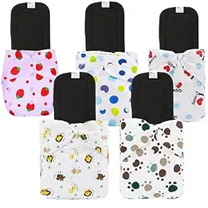 Babymoon Washable & Reusable Cloth Diaper Pocket with Grey Insert Pack of 10 Rs.210 @ Amazon
