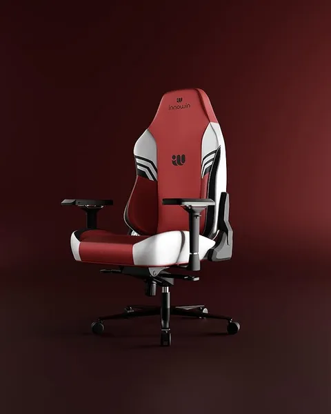 [Coupon + ICICI/AXIS Card Offer ] INNOWIN Spartan Gaming Chair (Black & Red)| 3 Years Warranty