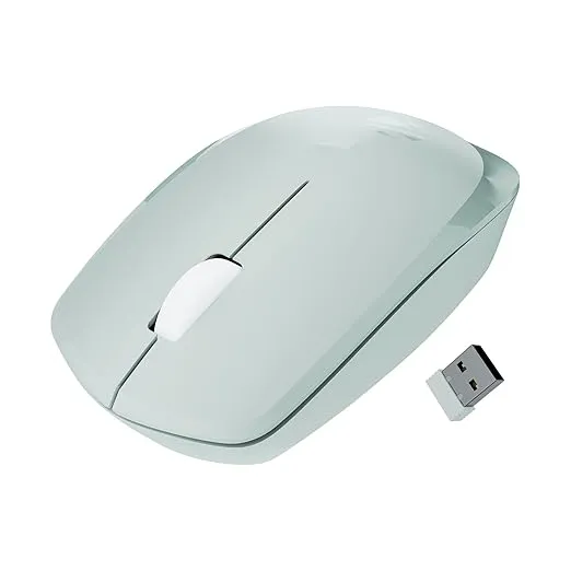 [Apply 5% Coupon] Zebronics Wireless Mouse, 2.4GHz, 3200 DPI, 3 Buttons, Comfortable & Ergonomic, USB nano Receiver, On/Off Switch, Power-Saving Mode, Works on Most Surfaces, for Mac | Laptop | Computer (Freego, Green)