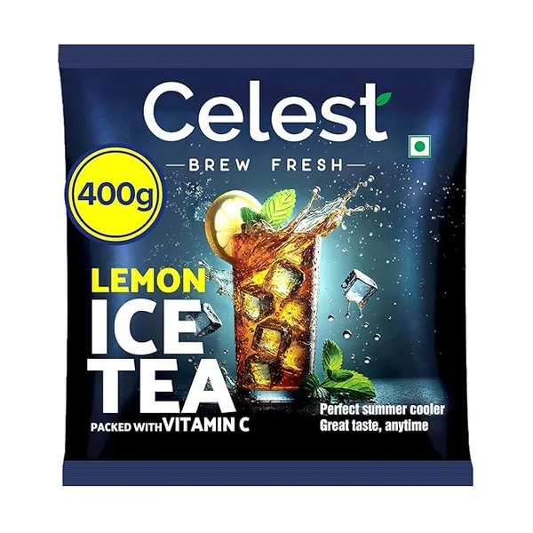 [Apply 50% Coupon] Celest Instant Lemon Iced Tea Powder with Vitamin C, 400g | Ice Tea