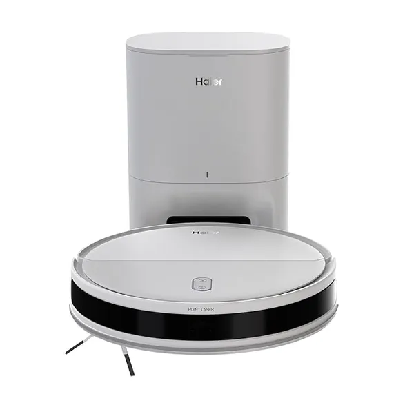 [HDFC CC] Haier X11 Pro Robotic Vacuum Cleaner with Self-Empty Station, 5000Pa Suction, Laser Navigation, Vacuum and Mop Combo, Multi-Floor Mapping, Customize Cleaning, Remote Control, App, Alexa & GH