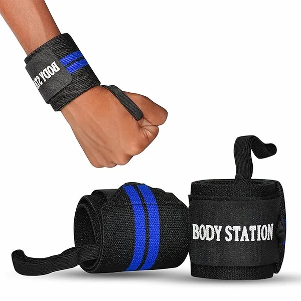 Pro Weightlifting Wrist Wraps with Thumb Loop | Adjustable Gym Wrist Support for Men & Women – Powerlifting, Crossfit, Strength Training & Pain Relief Rs.79 @ Amazon