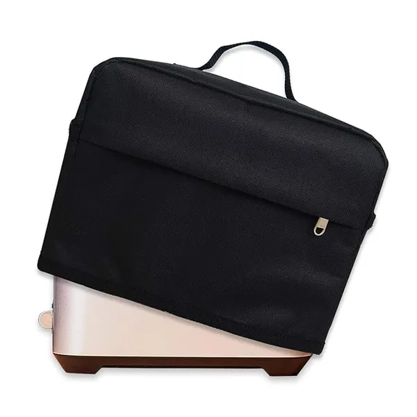 NABAAT Nylon 2 Slice Toaster Cover With Pockets To Hold Jam Spreader Knife & Toaster Tongs, Dust And Fingerprint Protection (Black) Rs.297 @ Amazon