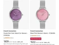 French Connection Women's Wrist Watches upto 89% off starting From