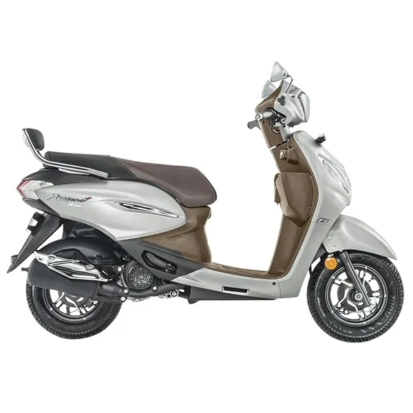 [HDFC CC] Hero MotoCorp Pleasure+ 110 VX Drum Brake OBD2B MAT VERNIER GREY Booking for Ex-Showroom Price