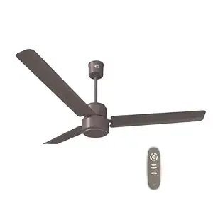[Coupon + Cashback ] Havells REO BLDC 1200MM 5 Star Rated Ceiling Fan| Air Flow: 220 CMM| Speed: 350 RPM|Watt: 33W| Reverse Rotation Mode| Timer Setting| 2 Year Door Step Warranty By Manufacturer (Unnovate, Cocoa Brown)