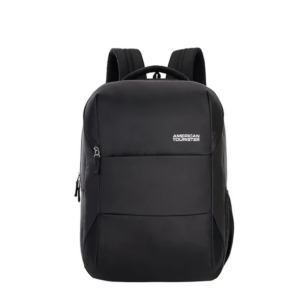 American Tourister Valex+ | 36L Backpack | 17" Laptop Bag | 3 Compartments | College & Office Backpack for Men and Women | Black | 1 Yr Global Warranty