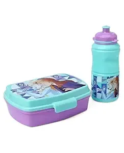STRIDERS STOR 2PCS BTS Frozen Ice Magic Lunch Box & 420ml Water Bottle Set for Kids | Insulated School Lunch Kit | Leakproof & BPA Free | Gift Box Packaging | Ideal for School, Travel & Picnics Rs.142 @ Amazon