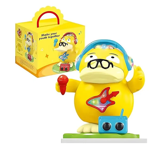 Kids Mandi Dancing Duck Toy with Lights & Sound | Musical Action Figure | Interactive Moving Toy for Kids, Birthday Return Gift Rs.194 @ Amazon