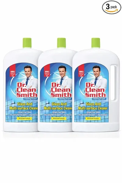 1 Ltr (Pack of 3) Glass and Surface Cleaner Liquid Spray Refill|Glass Cleaner for Car, Kitchen and Home Surfaces | Multi Surface Cleaner