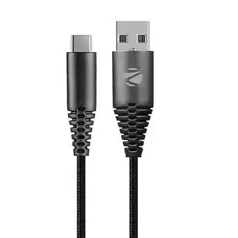 Zebronics Type-C Fast Charging Cable, Upto 480 Mbps, 36W Rapid Charge, 3A Output, Charge & Sync Data Cable, 1 Meter Length, Tangle-Free Durable Design (CU300T)