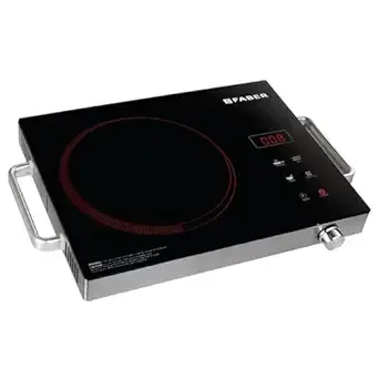 Faber 2200W Infrared Cooktop Stove| High Gloss Glass Finish| Digital Display| 4 Preset Cooking Modes| Touch Control| SS Finish | Infrared Hot Plate| FIP EMBER PLUSS 22 INFRARED SS Rs.2799 @ Amazon