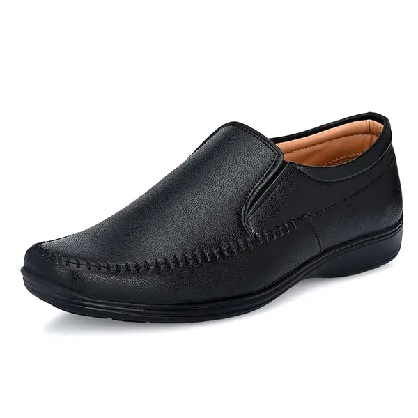 Centrino Men's Formal Shoes | Handmade Stitch Formal Slip-On Shoes | Versatile Comfort and Quality | Perfect for Casual and Formal Wear | Premium Craftsmanship, Simple Yet Elegant Design (8620) Rs.449 @ Amazon