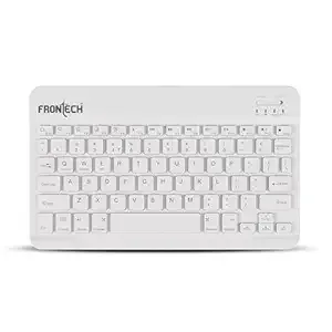 FRONTECH Wireless Mini Keyboard - 78 Keys, Bluetooth Connectivity, Rechargeable, Ultra Slim, Compact Design 1 Year Warranty (FT-1603AW)