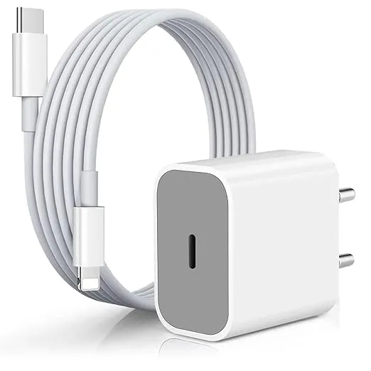 iPhone 20W Charger Adapter with Lightning Cable, MFi Certified