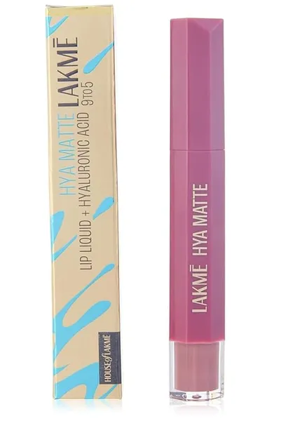 Lakme 9to5 Hya Matte, Werk Mauve Liquid Lipstick, for Soft and Supple Lips, with Hyaluronic Acid & Vitamin E, Matte Finish, Smudge-Proof, Long-Lasting, for Women, 5.3 ml, Rs.232 @ Amazon