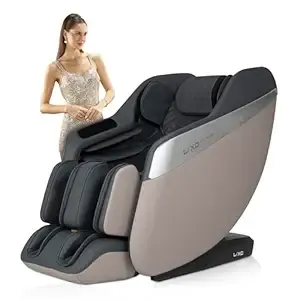 Lixo LI5222 Full Body Massage Chair | 4D Mechanism | SL-Track | 20 Auto Programs | Three Zero Gravity | Ambient LED Lighting | Voice Control|Dual Heating|Full Body Airbags|Foot Rollers - Grey & Black Rs.124499 @ Amazon