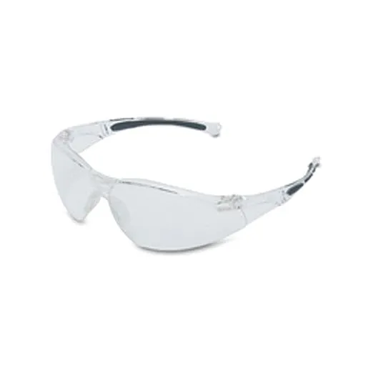 Honeywell 1015370-H6_P10 A 800 Sporty Safety Spectacles with Extra 'Flex' Temples, Clear, Pack of 10
