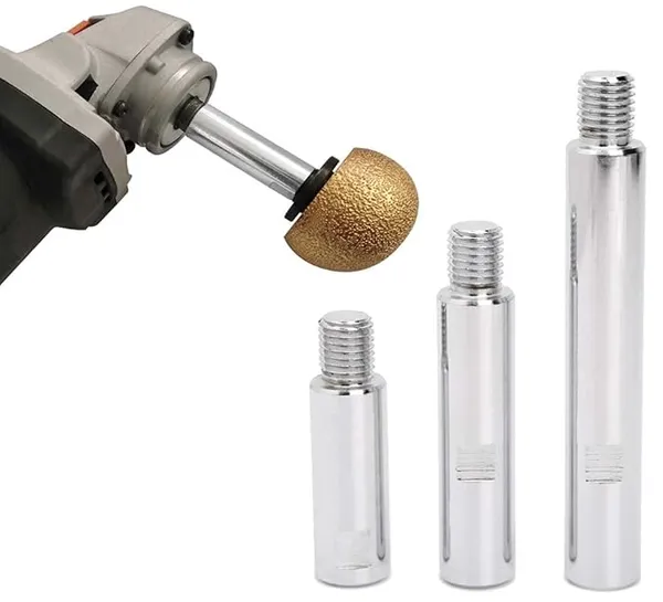DIY Crafts 2x Shaft, 4"inch Extension Rod, Stainless Steel Alloy Material Rotary Extension Shaft M14 Thread For Electric Rotary Polisher,Car Polisher,Pol (2x Shaft, 4"inch Extension Rod)