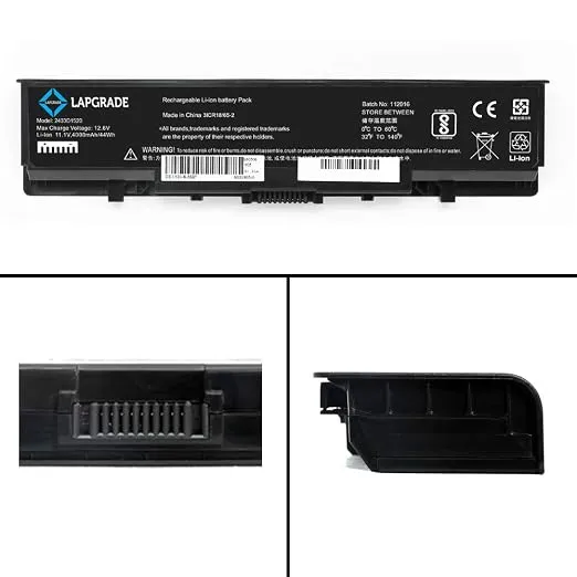 Lapgrade Laptop Battery for Dell Inspiron 1520 1521 1720 1721 Series(Black)