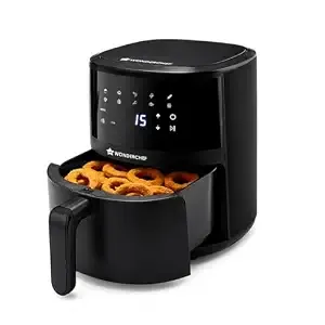 [HDFC CC] Wonderchef Platinum Digital Air Fryer for Kitchen, 4.5L, 1350W, Rapid Air Technology, 10 Pre-Set Functions, Temperature and Time Control, Automatic Shut-Off, 2-Yr Warranty