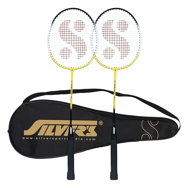Silver's Drive Badminton Kit (2 Racquets with Full Cover)(Yellow/Black) Rs.292 @ Amazon