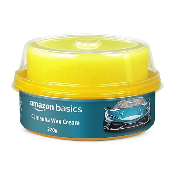 Amazon Basics – Specialty Cream Carnauba Wax for Car & Bike | 220g | High Gloss Finish | UV Protection | Safe on All Paint Finishes Rs.190 @ Amazon