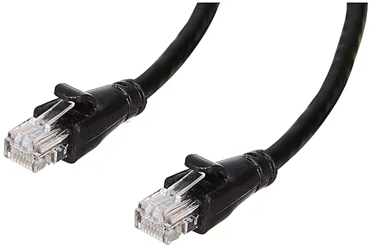 amazon basics RJ45 Cat-6 Ethernet Patch Internet Cable For Personal Computer - 50 Feet (Black) Rs.224 @ Amazon