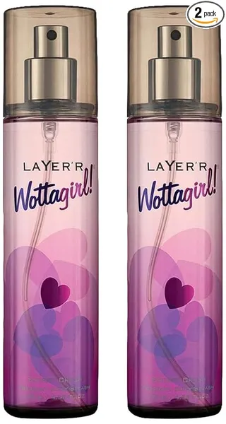 Layer'r Women WottaGirl Secret Crush Spray Body Splash, 135Ml (Pack Of 2) Rs.237 @ Amazon