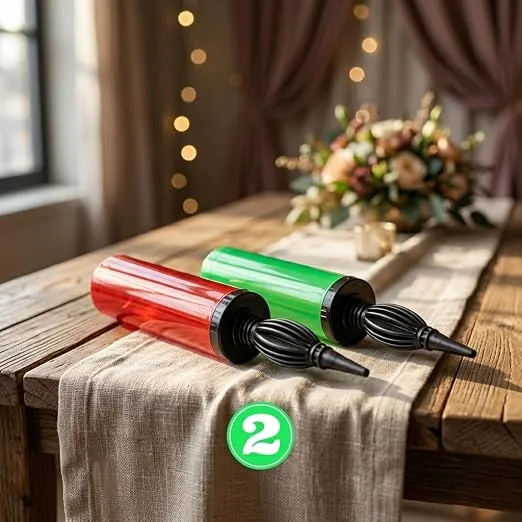 Osmosis Balloon Pump Hand Machine Pack of 2 For Foil Balloons & Inflatable Toys Party Accessory Manual Pump (Multicolor) Rs.137 @ Amazon