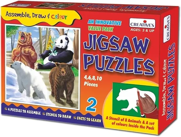 Creative Educational Aids P. Ltd. 1000 Jigsaw Puzzles - 2,Multicolor