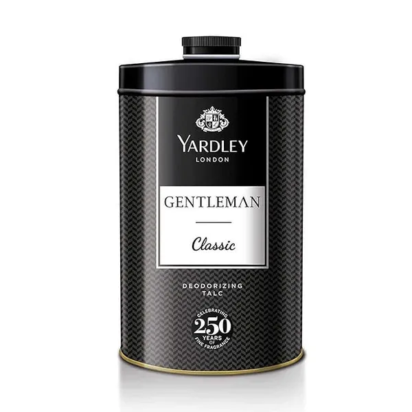 (Min Buy 2) Yardley gentleman Classic talc 400gm, Black