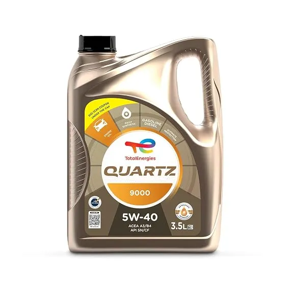 TotalEnergies Quartz 9000 5W-40 ACEA A3/B4 API SN/CF |Ultimate Protection |Fully Synthetic Engine Oil for Cars (3.5L) Rs.1976 @ Amazon