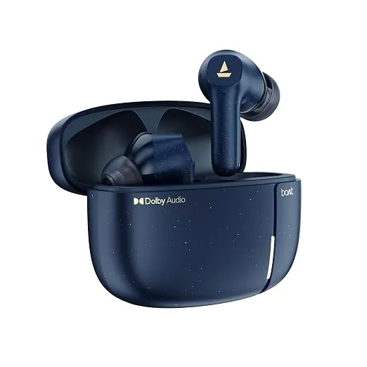 boAt 2026 Launch Airdopes Prime 800D, Surround Sound by Dolby Audio, 45H Battery, Quad Mic AI-ENx™, 11mm Drivers, ASAP™ Charge,App Support Wireless Bluetooth TWS Earbuds with mic(Royal Blue) Rs.1399 @ Amazon