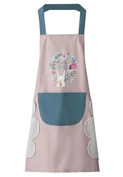 (Min Buy 2) KASHIVAL Kitchen Apron, Waterproof With Adjustable Straps | Free Size
