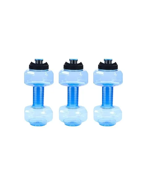 ATTRO Prime Dumbbell Water Bottle,Gym Bottle, BPA-Free,Set Of 3-Blue-2L Rs.443 @ Amazon